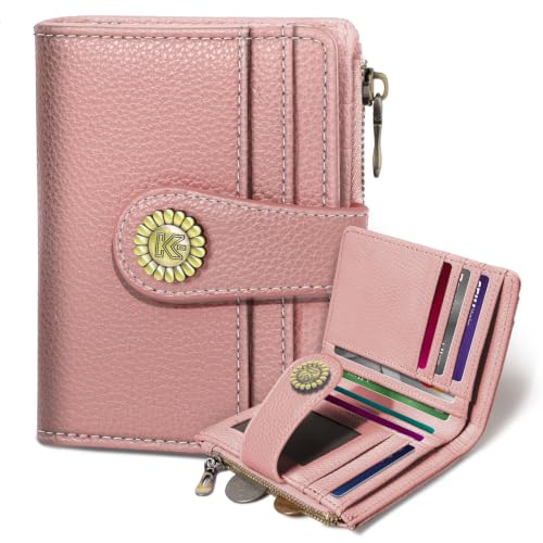 Kelvoris Small Rfid Women Wallet Bifold Zipper Coin Pocket - color: A PK