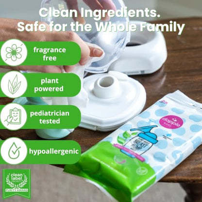 Dapple Baby - Breast Pump Wipes, Wipes Pouch - 25 Count (2 Pack) - size: 25 Count (Pack of 2)