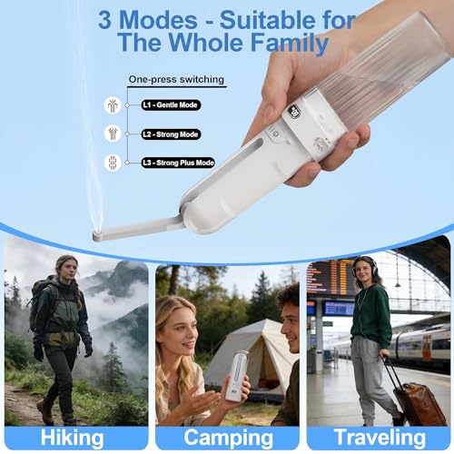 Electric Portable Bidet Toilet Aids Wiper Tool Set, White - color: White