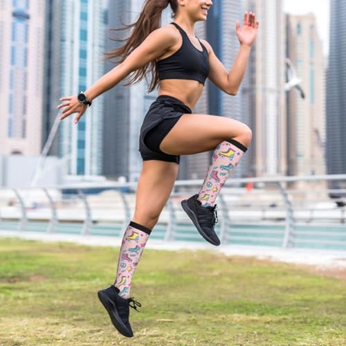 Compression Sock Graduated Knee High Sock for Women Men - color: 25