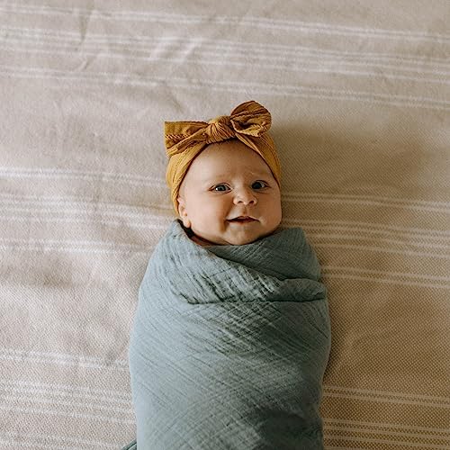 Parker Baby Co. Soft Muslin Baby Swaddle Blankets, 3 Pack - Dune Set - color: Dune