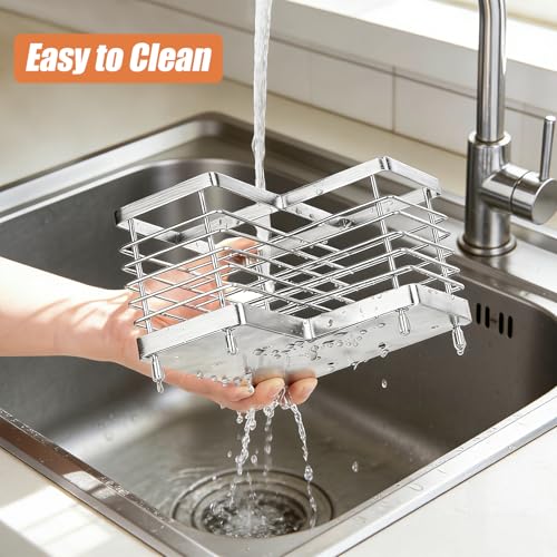 Utensil Holder, Stainless Steel Utensil Drying Rack for Kitchen Counter - color: Triangle