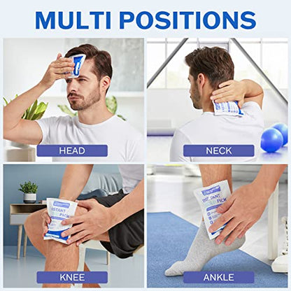 25 Pack Instant Ice Packs for Injuries, Disposable Instant Cold Pack - style: 25 Pack