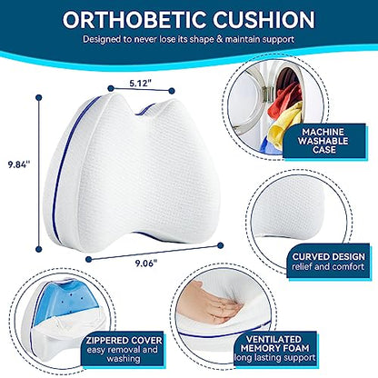 Knee Pillow for Side Sleepers Hip Pain, Leg Pillow for Side Sleeping - size: Bandage pillow (1 pack)