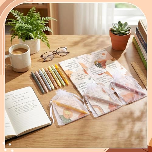 Mooliwe 24 Pcs Affirmation Notebooks Pens Bulk Gifts, Gratitude,New Mom - style: New Mom