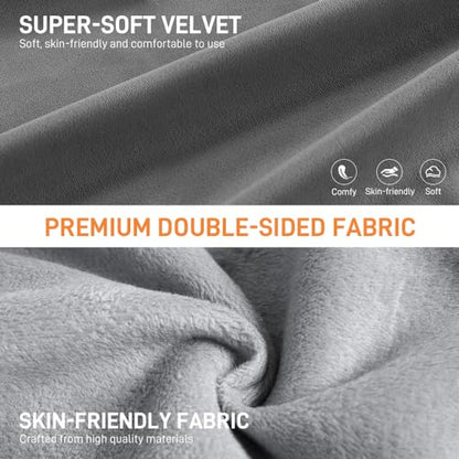 Microwavable Heat Pad for Neck and Shoulders, Warm Compress Wrap, Grey - color: Heat Pad03 -Grey