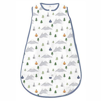 Amazing Baby Muslin Sleeping Sack - color: Outdoor Adventure, size: Small (0-6 Month)