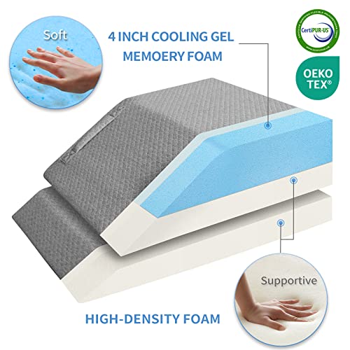 KingPavonini Adjustable Leg Elevation Pillows for Swelling & Pain Relief