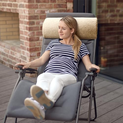 Wesiti Recliner Leg Rest Cushion Footrest Pillow Elevate Feet, Light Camel - color: Light Camel