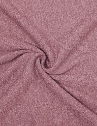 Quinee Women's Casual Button Side Nursing Tops Maternity Breastfeeding Tunic - color: Rose Red, size: Small