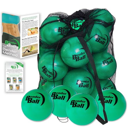 Club Pack: 25 Original Small Exercise Balls 9" Pilates + Mesh Carry Bag