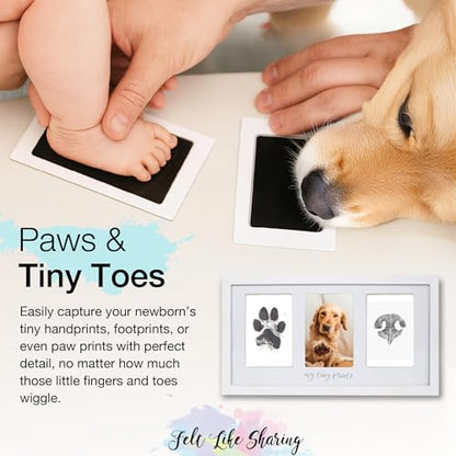 Felt Like Sharing My Tiny Prints Baby Handprint & Footprint Kit (Gray) - color: Gray