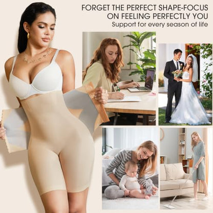MOVWIN Postpartum Belly Band Tummy Control Shapewear C Section Belly Binder - size: Small
