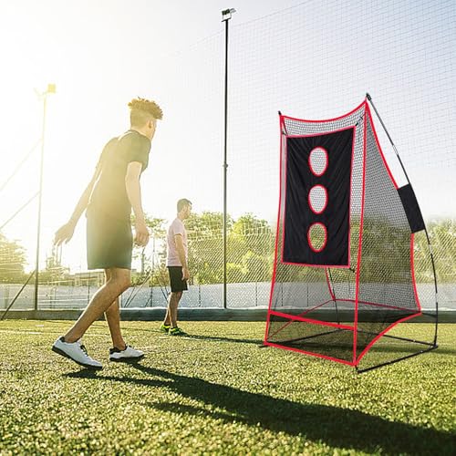 Football Kicking Practice Net Quick Setup Portable Carry Bag - size: 3X6FT