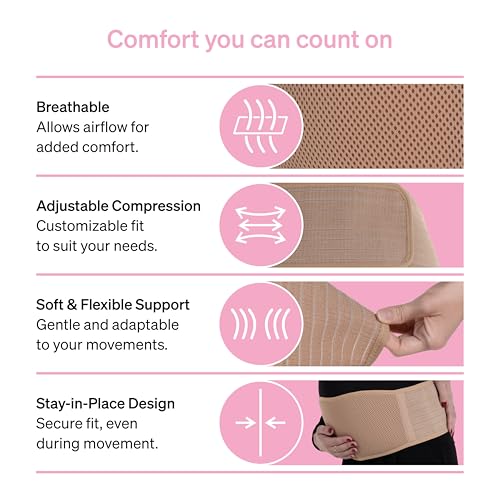 Love Noobs Pregnancy Belly Band, Maternity Band Belly Support
