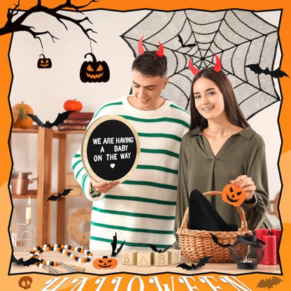 22 Pcs Halloween Pregnancy Announcement Set Fall Baby Reveal Ideas
