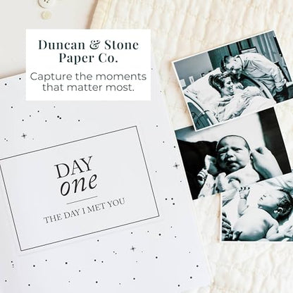 Duncan & Stone Childhood Memory Book for Kids, Prompts, Sky Blue - color: Sky Blue