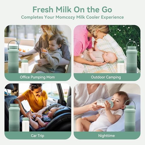 10oz Breastmilk Storage Bottle, Compatible with Momcozy Milk Cooler 22oz & Spectra Pumps, BPA-Free Wide-Neck Collection Bottles for Pumping & Fridge, Breastfeeding Essentials, 4PCS - size: 10oz-4pcs