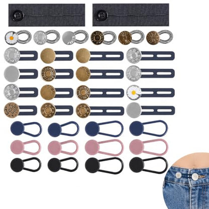 Button Extenders for Jeans and Pants - color: 36-pcs Waist Expander