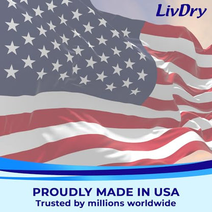 LivDry Adult Incontinence Underwear, Extra Absorbency Adult Diapers, Leak Protection, Medium, 19-Pack - size: Medium (19 Count)