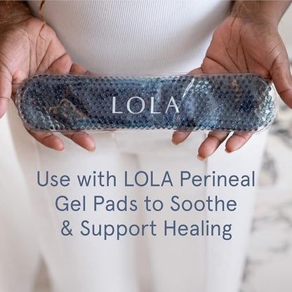 LOLA Organic Cotton Postpartum Pads, 32 Count, Unscented