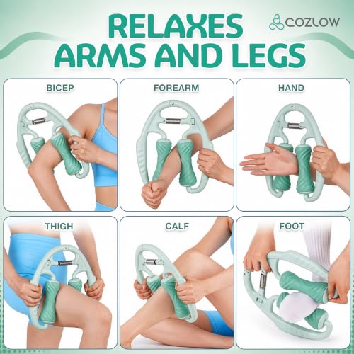 COZLOW Cellulite Massage Tool, Lymphatic Drainage Massager, Green Mist - color: Green Mist