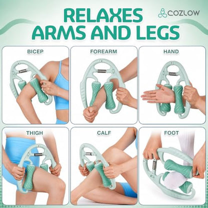 COZLOW Cellulite Massage Tool, Lymphatic Drainage Massager, Green Mist - color: Green Mist