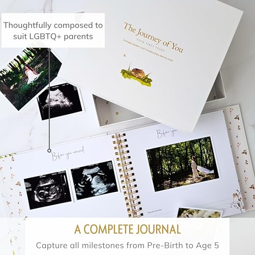 Personalized Baby Memory Book, 4x6 Photo Cover, First 5 Years, Woodland - color: Whimsical Woods