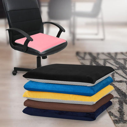 Augld Square Memory Foam Chair Cushion 16x16 in Coffee - color: Coffee, size: 16x16 In