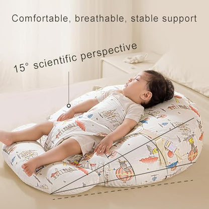 Baby Feeding Pillow Portable Nursing Pillow for Breastfeeding Newborn - color: White