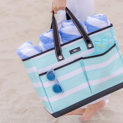 SCOUT Ben Pocket Tote - Multi-use with breakway zipper - color: Fleetwood Black