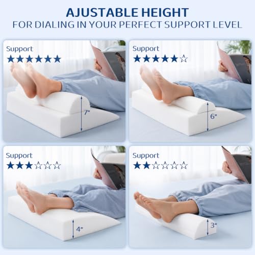 Recliner Foot Rest Cushion with Removable Semi-Cylinder - color: Coffee