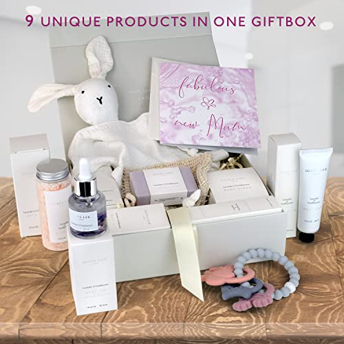 New Mom Gift Basket - Luxury Postpartum Care Package for Women After Birth