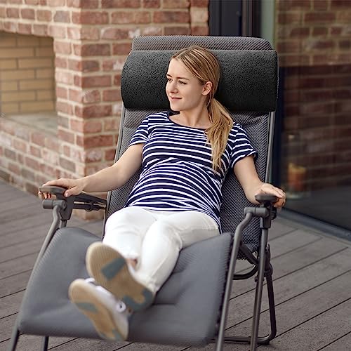 Wesiti Recliner Leg Rest Cushion Footrest Pillow Elevate Feet, Black - color: Black