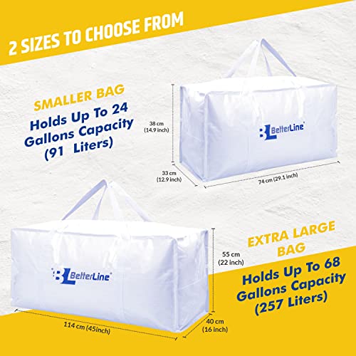 BETTERLINE Heavy Duty Moving Storage Bag 29"x13"x15" 29 Inches 65 lbs - color: Single | Large, size: Large | (29x15x13in)