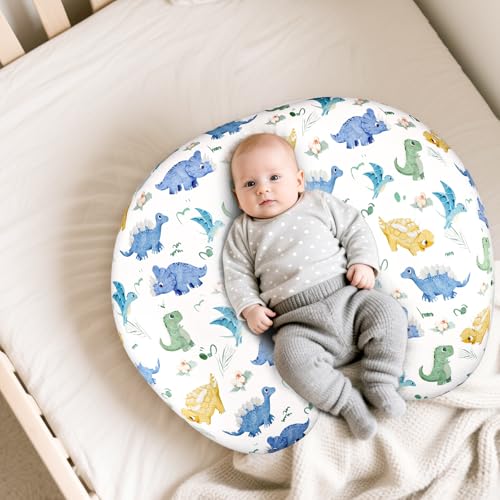 TANOFAR Nursing Pillow Cover Boys Stretchy Soft Cute Case, Dinosaur - color: Cartoon