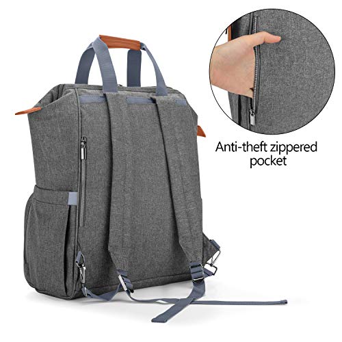Teamoy Breast Pump Backpack Compatible with Spectra S1,S2, Medela, Gray - color: Gray