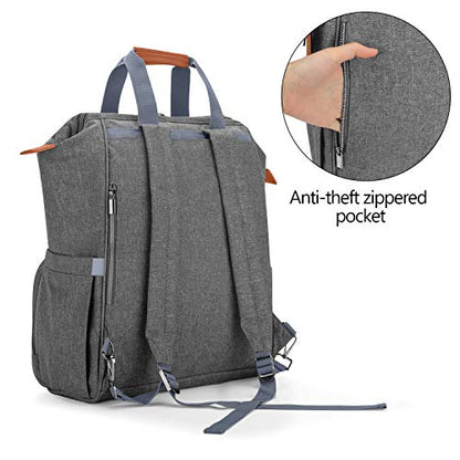 Teamoy Breast Pump Backpack Compatible with Spectra S1,S2, Medela, Gray - color: Gray