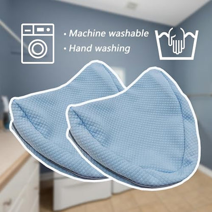 Knee Pillow Cover for Contour Legacy Knee Support Pillow (Blue, 2) - color: Blue，2 Pack