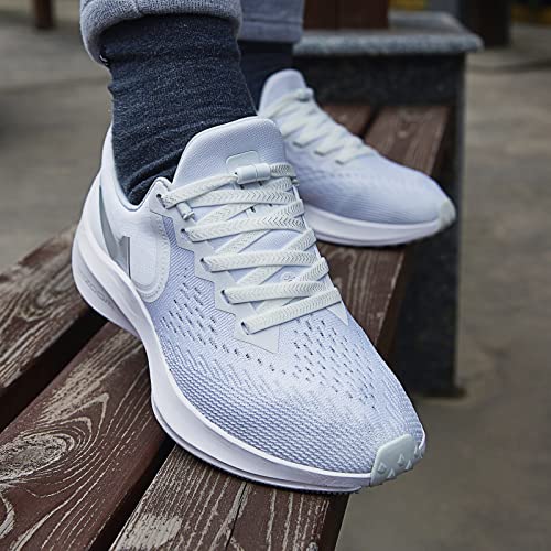 2 Pair Elastic No Tie Flat Shoe Laces for Kids and Adults - Elastic No Tie Shoelaces System - color: Black+grey