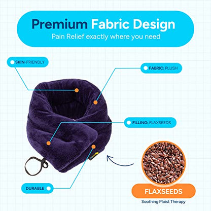 SunnyBay Heating Pad, Neck and Shoulder Wrap, 26x5 inch, Purple - size: Regular - Purple