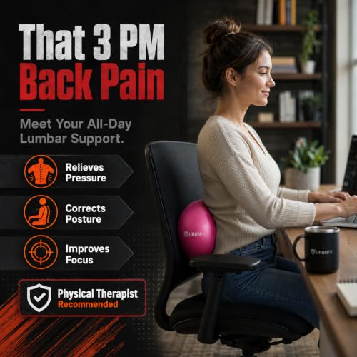 URBNFit Pilates Ball — 9 Inch Small Exercise Ball - color: Black