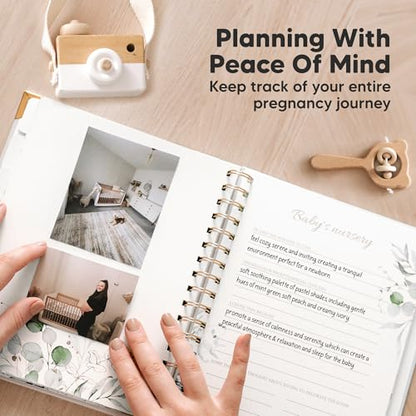 Pregnancy Journal for First Time Moms Gifts - 90 Pages Hardcover (Alpine) - color: Alpine