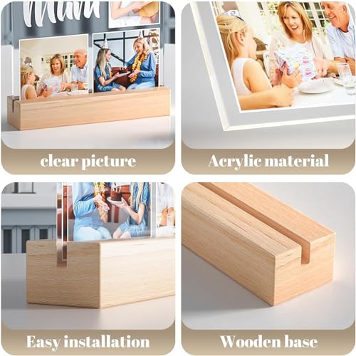 Custom Picture Frame, Personalized Anniversary Birthday Gifts for Women Men - color: Style-06-01