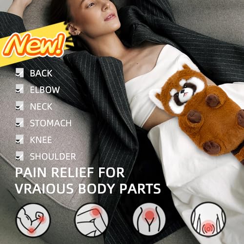 Red Panda Microwave Heating Pad for Cramps,Cozy Plush,Stuffed Animal - style: Red Panda