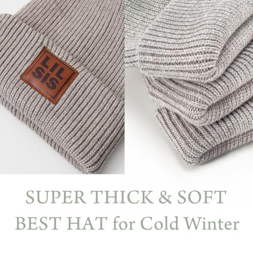 Cute Beanies Warm Soft Winter Hat Christmas Beanie Unisex - color: Bro Sis Sets