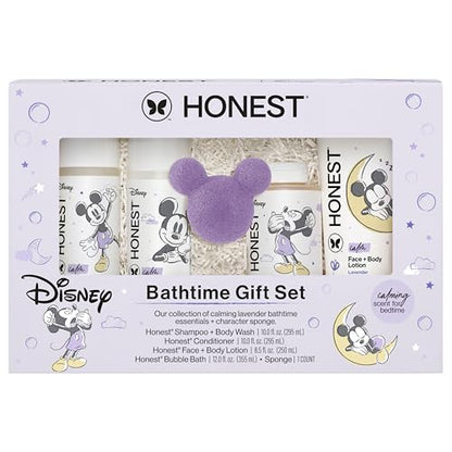 The Honest Company Bathtime Lavender Gift Set, Sensitive, Disney Design - style: Disney Bathtime, Lavender