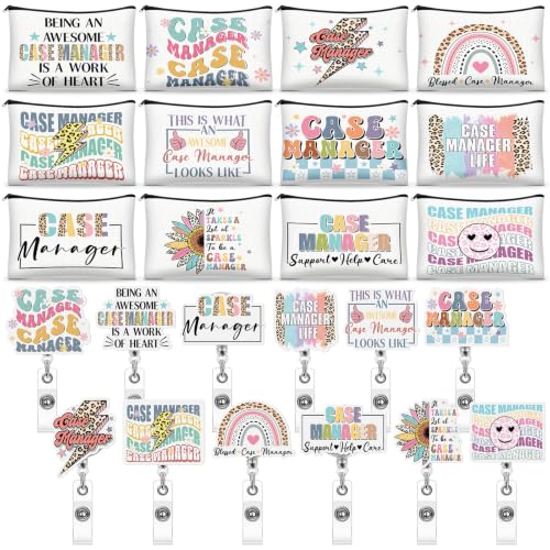 24 Pcs Case Manager Appreciation Gifts Bulk for Women - style: Case Manager