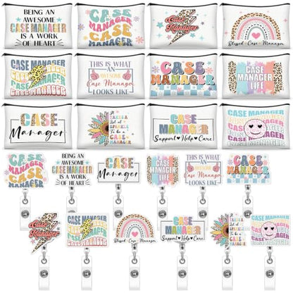 24 Pcs Case Manager Appreciation Gifts Bulk for Women - style: Case Manager
