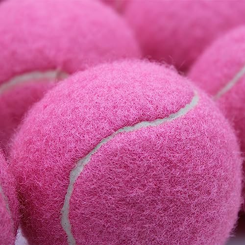 Swingers Tennis Balls, 6/20/36/80 Pack Training Exercise Balls for Pet Dog - color: Pink, size: 20 PACK